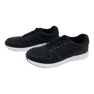 Weatherproof Vintage Russell Men's Sneaker Size 9 Black Lace-Up Casual Canvas